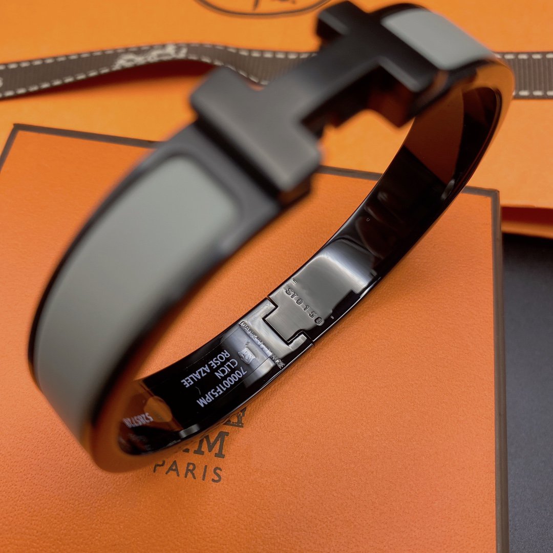 ??MIRA?¡¥CLIC HM SO BLACK GREY BRACELET