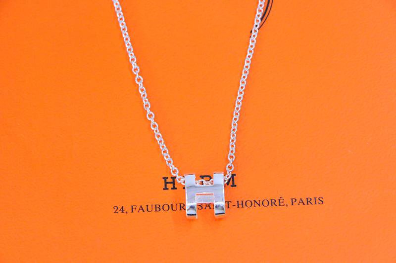 ??MIRA?¡¥HM NECKLACE H LETTER OVAL SERIES