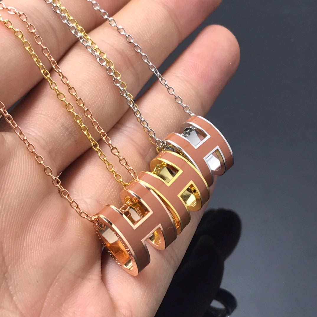 ??MIRA?¡¥H NECKLACE BROWN