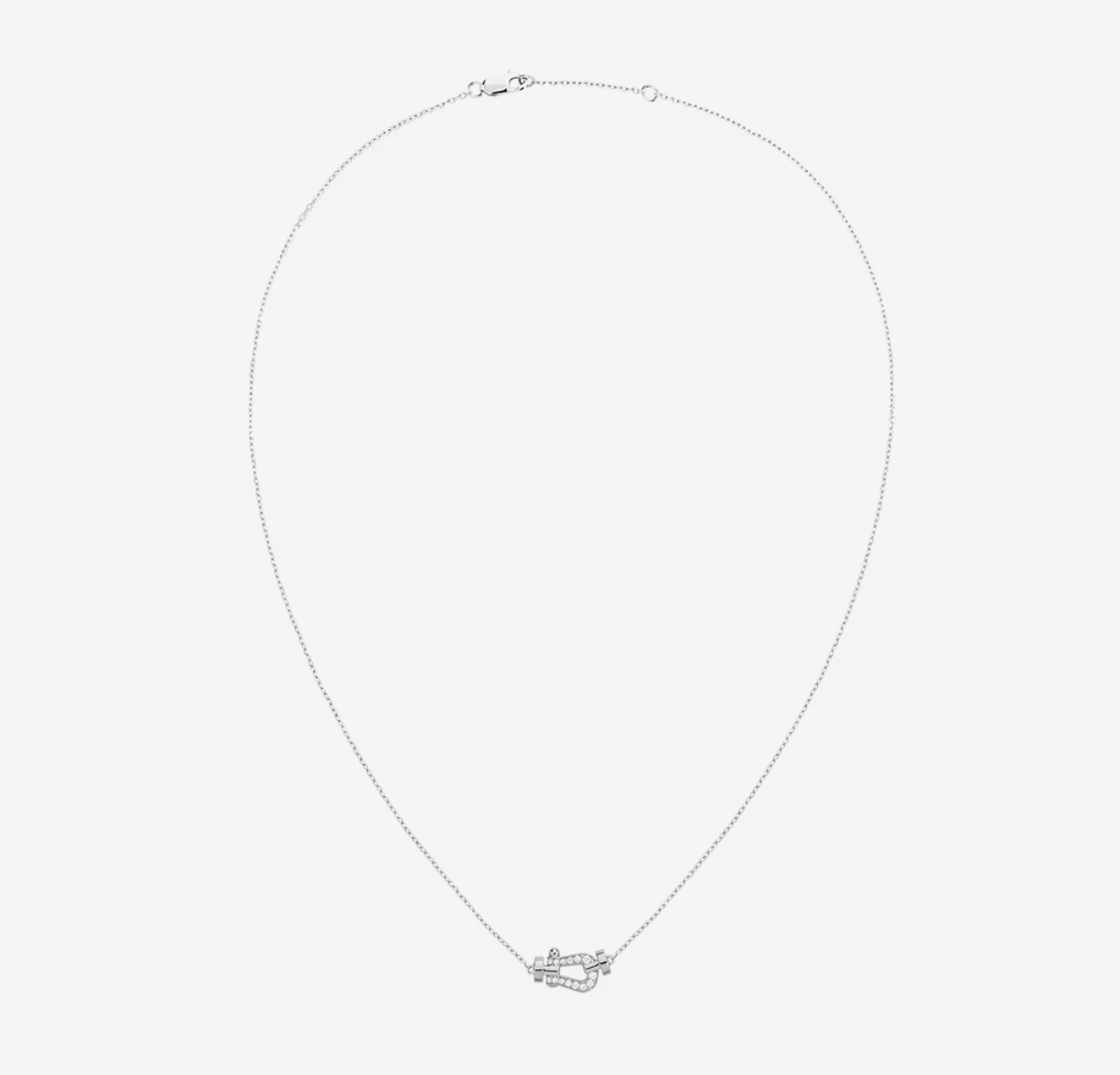 ??MIRA?¡¥FORCE 10 DIAMOND SILVER NECKLACE MINI MODEL