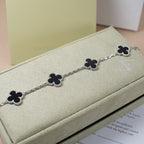 [MIRA]New CLOVER 5 MOTIF ONYXS BRACELET COLLECTION