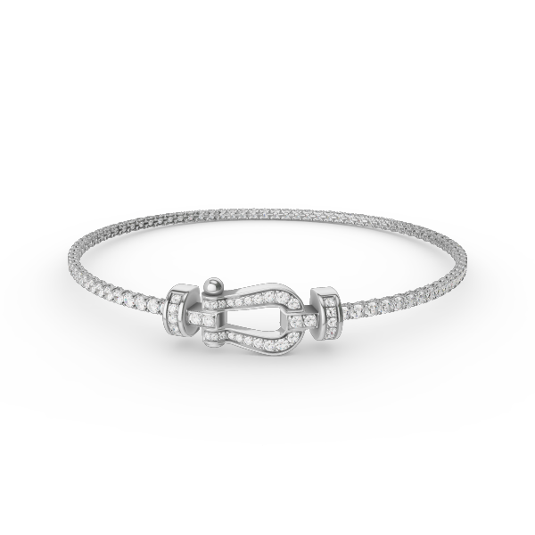 ??MIRA?¡¥FORCE  HORSESHOE  DIAMOND TENNIS BRACELET