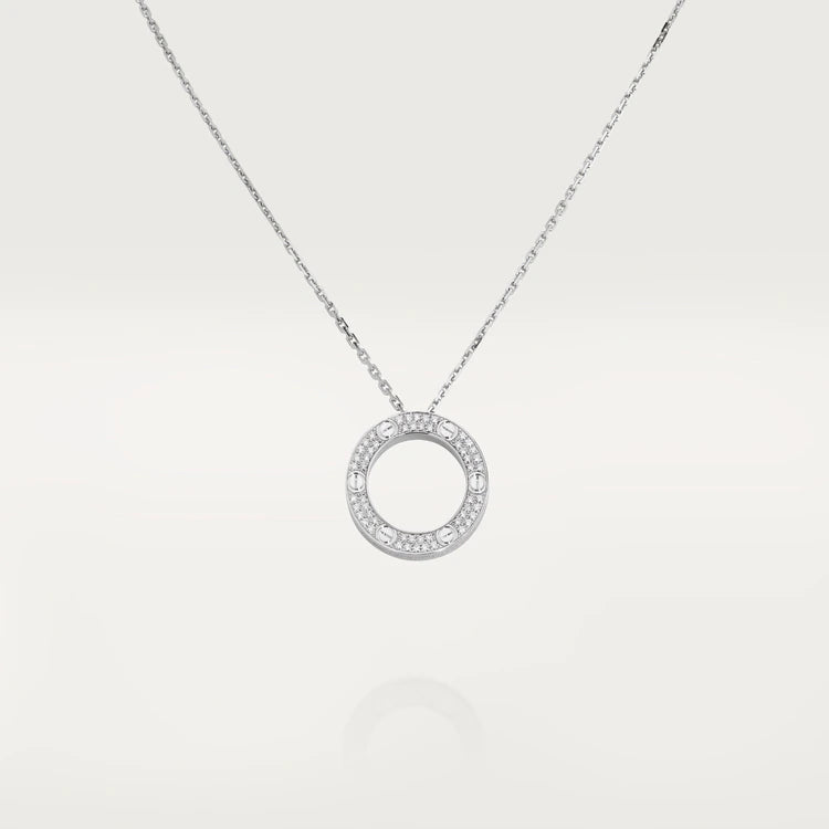 ??MIRA?¡¥LOVE NECKLACE ADJUSTABLE SILVER
