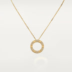 ??MIRA?¡¥LOVE NECKLACE ADJUSTABLE ROSE GOLD
