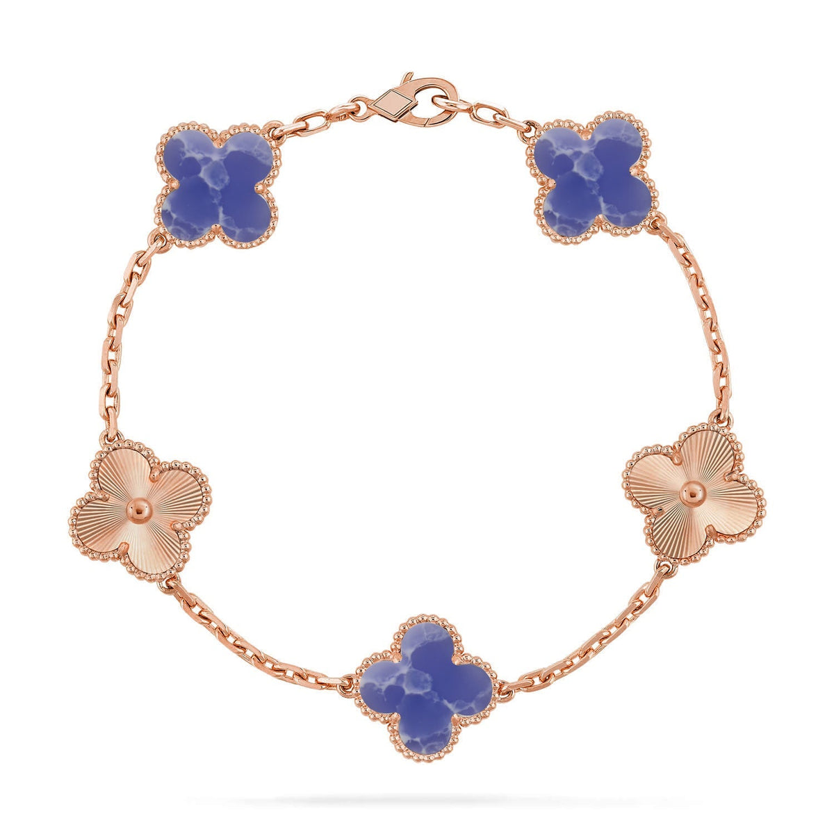 [MIRA]New CLOVER 5 MOTIF BLUE VEINS BRACELET COLLECTION