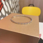 ??MIRA?¡¥BEE LOVE SILVER DIAMOND BRACELET