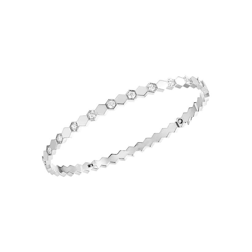 ??MIRA?¡¥BEE LOVE SILVER DIAMOND BRACELET