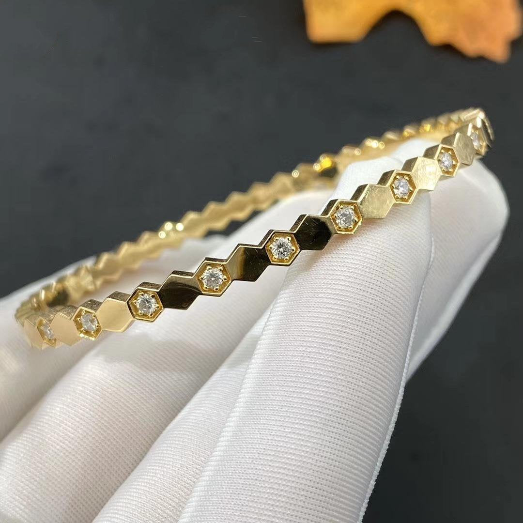 ??MIRA?¡¥BEE LOVE GOLD DIAMOND BRACELET