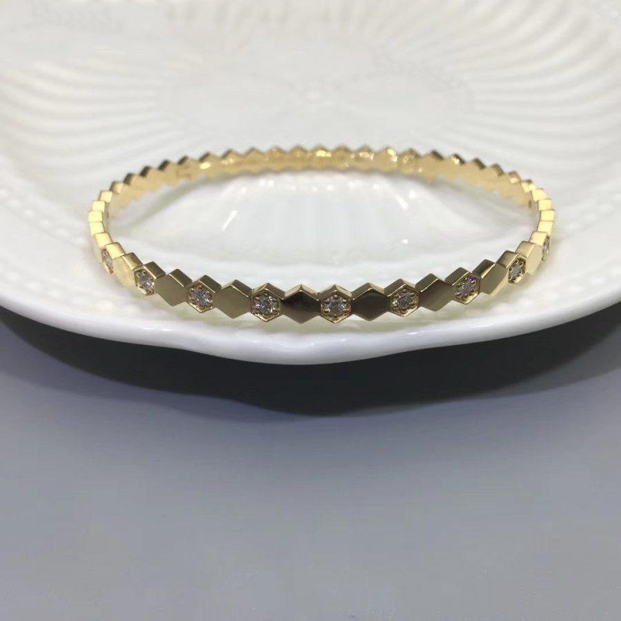 ??MIRA?¡¥BEE LOVE GOLD DIAMOND BRACELET