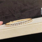 ??MIRA?¡¥BEE LOVE GOLD BRACELET FULL DIAMOND