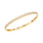 ??MIRA?¡¥BEE LOVE GOLD BRACELET FULL DIAMOND