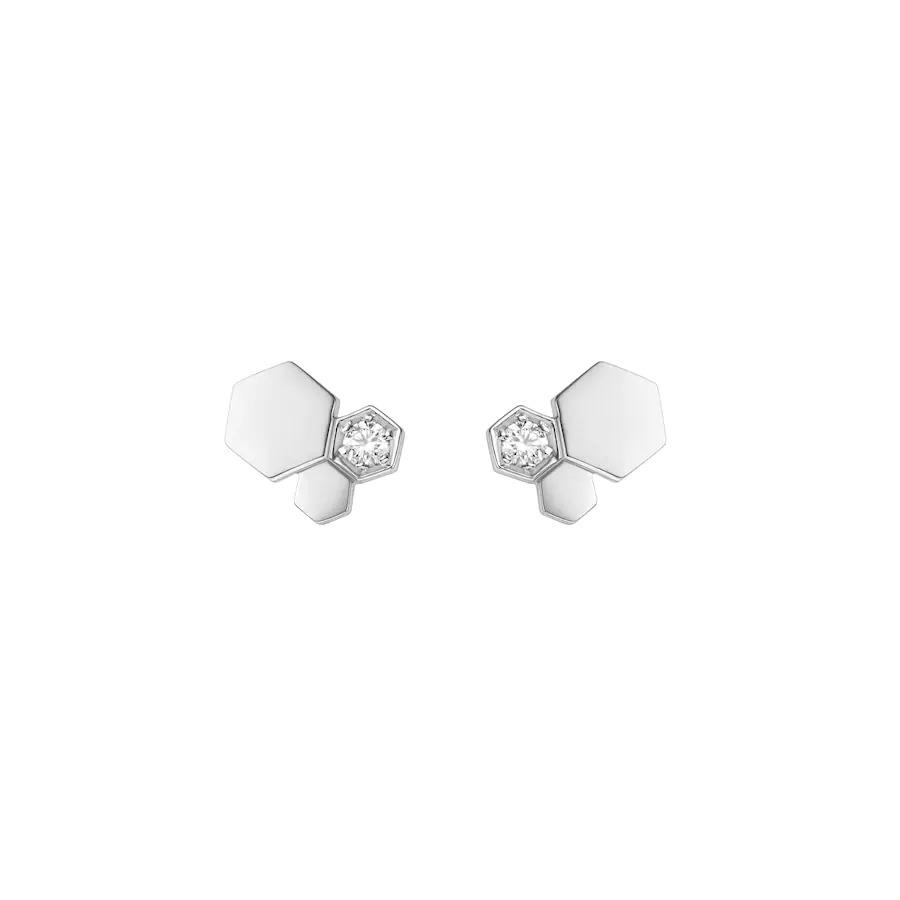 ??MIRA?¡¥BEE LOVE SILVER DIAMOND EARRINGS