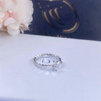 ??MIRA?¡¥BEE LOVE RING SILVER 1 DIAMOND