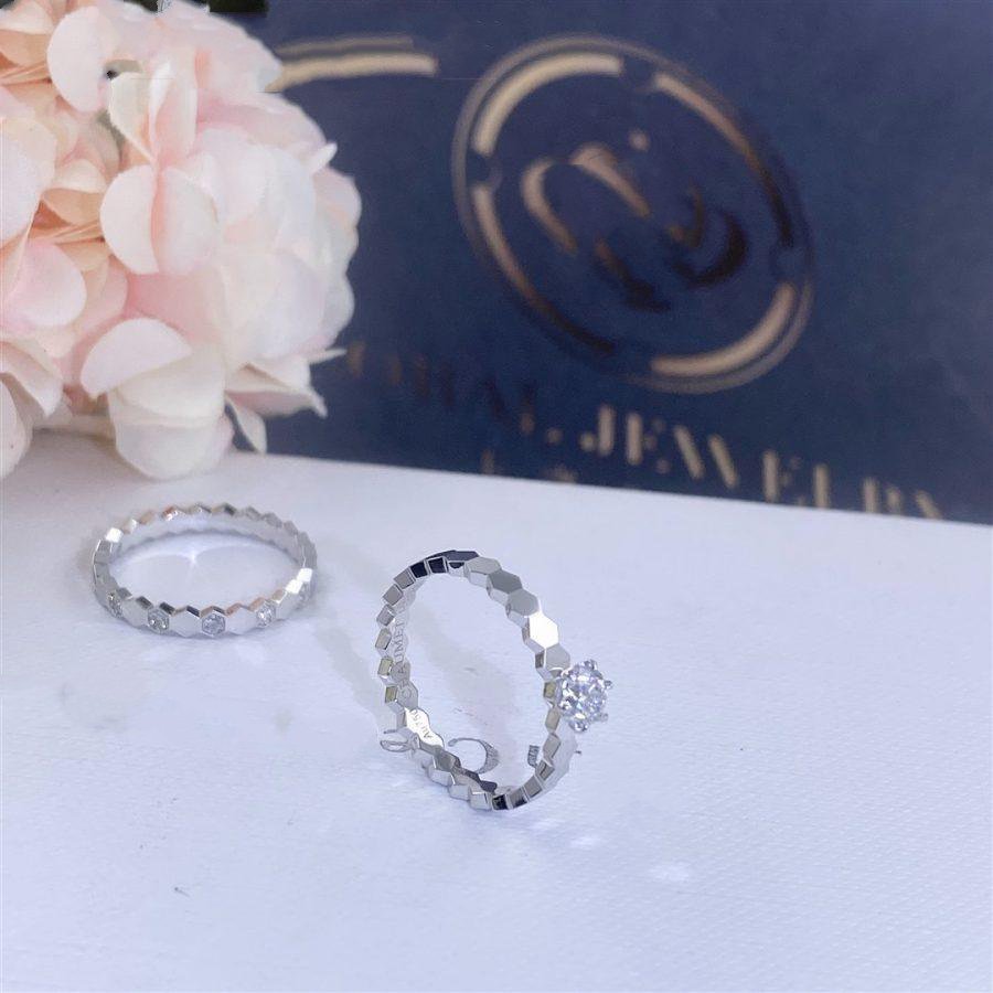 ??MIRA?¡¥BEE LOVE RING SILVER 1 DIAMOND