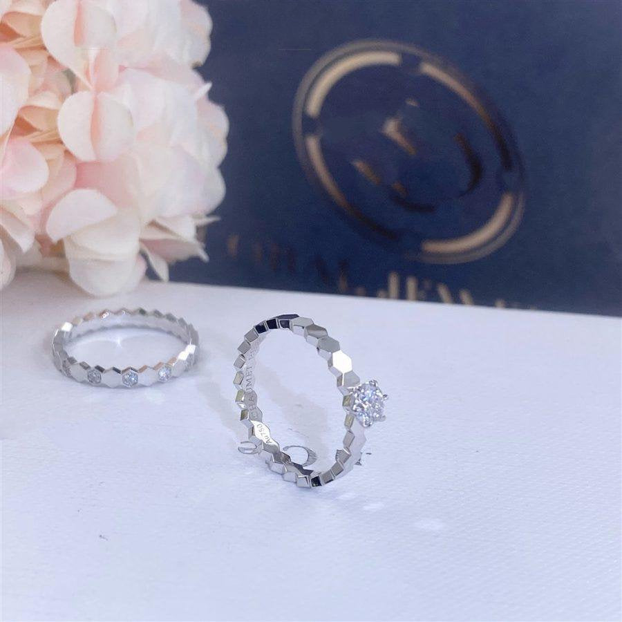 ??MIRA?¡¥BEE LOVE RING SILVER 1 DIAMOND