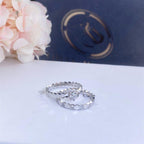 ??MIRA?¡¥BEE LOVE RING SILVER 1 DIAMOND