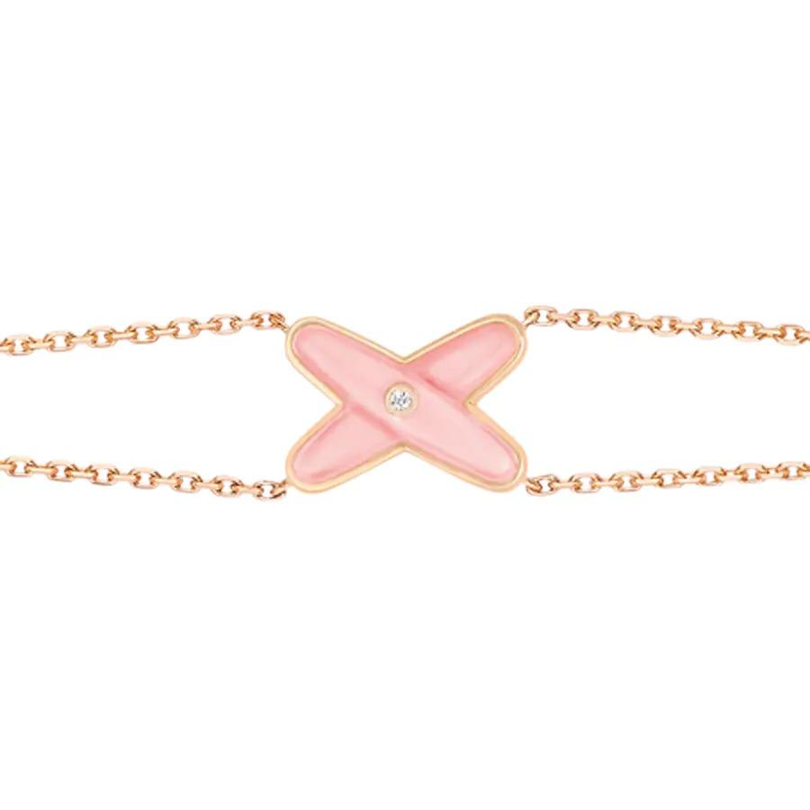 ??MIRA?¡¥JEUX BRACELET PINK MOP PINK GOLD 1 DIAMOND