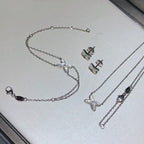 ??MIRA?¡¥JEUX BRACELET WHITE MOP SILVER 1 DIAMOND