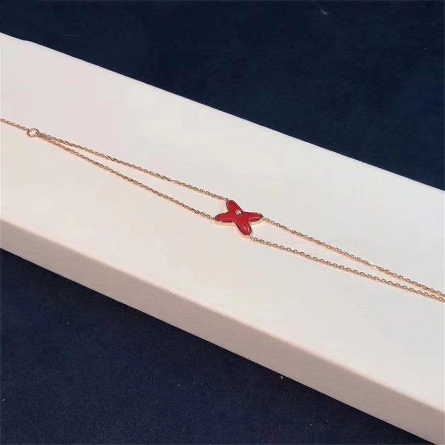 ??MIRA?¡¥JEUX BRACELET CARNELIAN PINK GOLD 1 DIAMOND