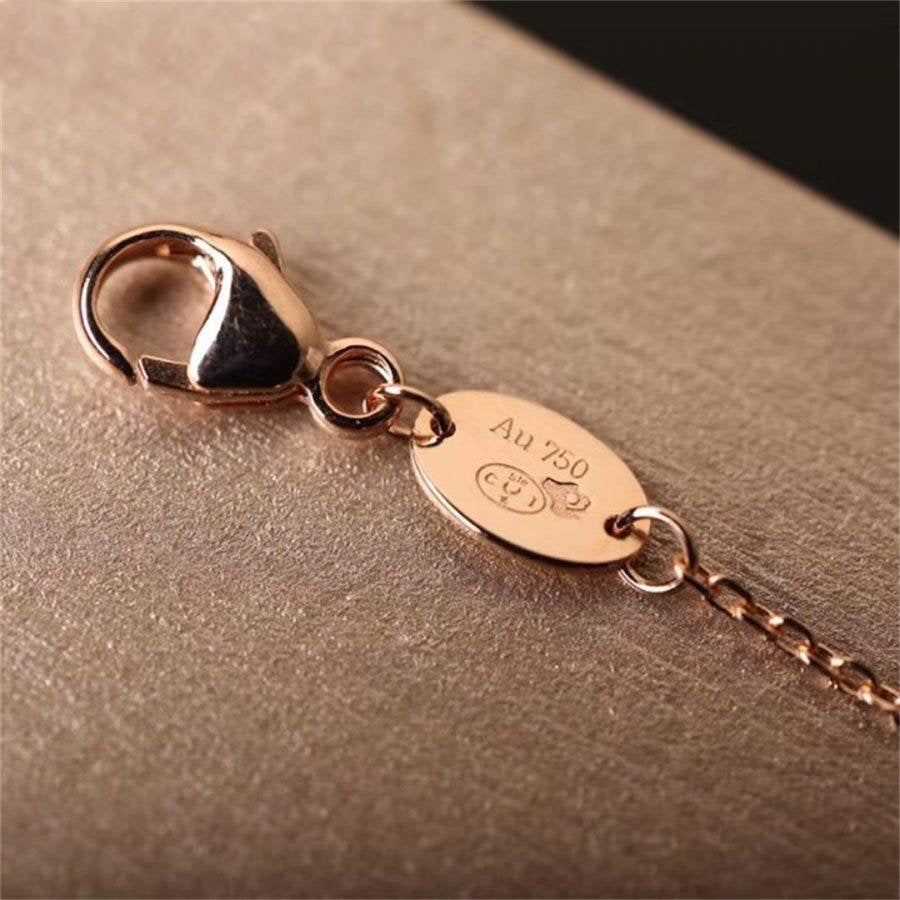 ??MIRA?¡¥Hollow Design Four-Leaf Clover Flower Shape Ring
