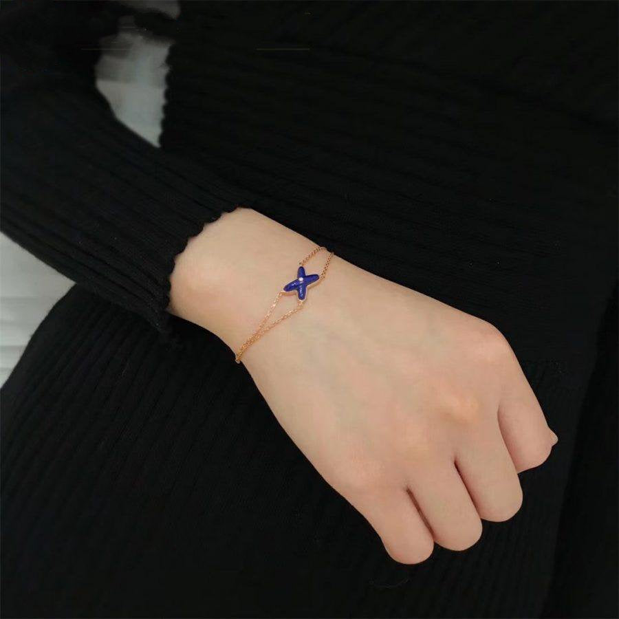 ??MIRA?¡¥Hollow Design Four-Leaf Clover Flower Shape Ring