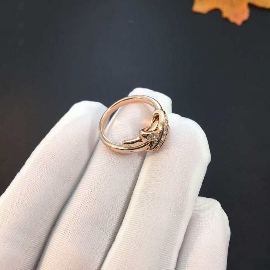 ??MIRA?¡¥JEUX DE PINK GOLD DIAMOND RING