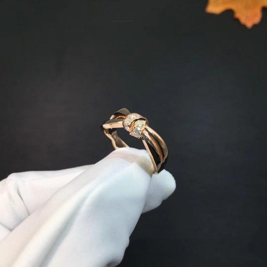 ??MIRA?¡¥LIENS RING PINK GOLD DIAMOND