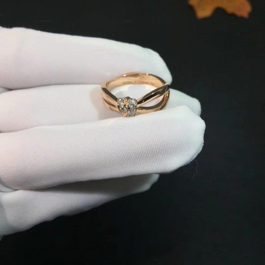 ??MIRA?¡¥LIENS RING PINK GOLD DIAMOND