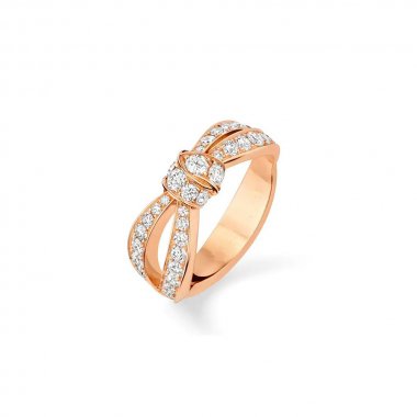??MIRA?¡¥LIENS PINK GOLD DIAMOND RING