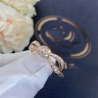 ??MIRA?¡¥LIENS PINK GOLD DIAMOND RING