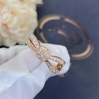 ??MIRA?¡¥LIENS PINK GOLD DIAMOND RING
