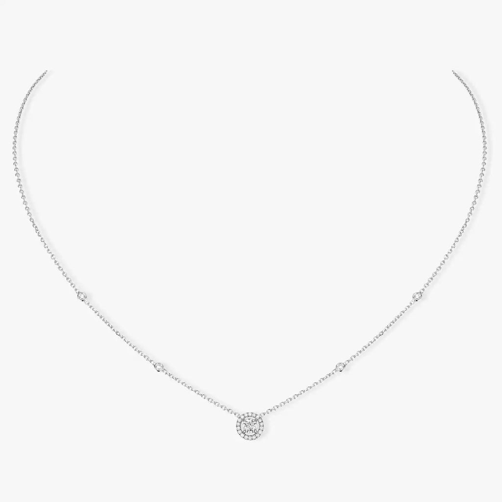 [MIRA] Diamond Necklace 0,20ct Brilliant Shape Joy