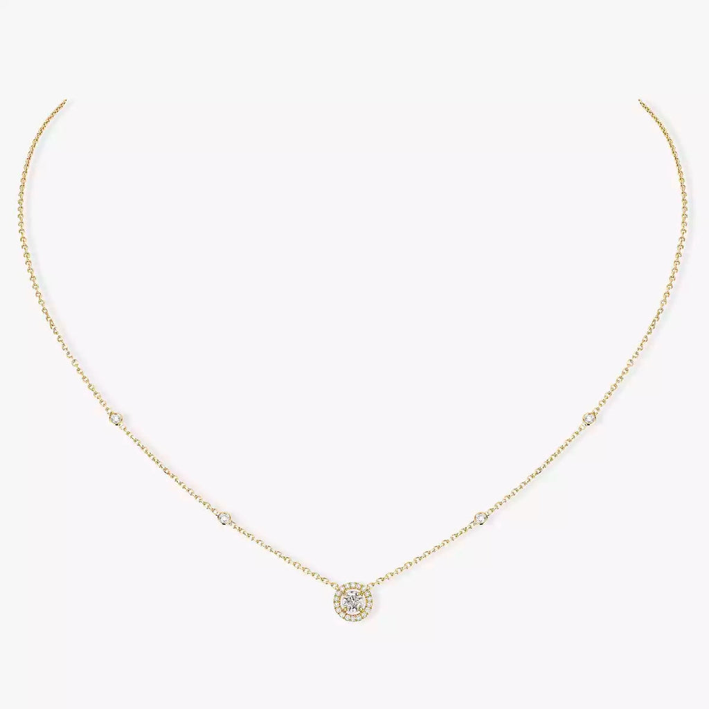 [MIRA] Diamond Necklace 0,20ct Brilliant Shape Joy