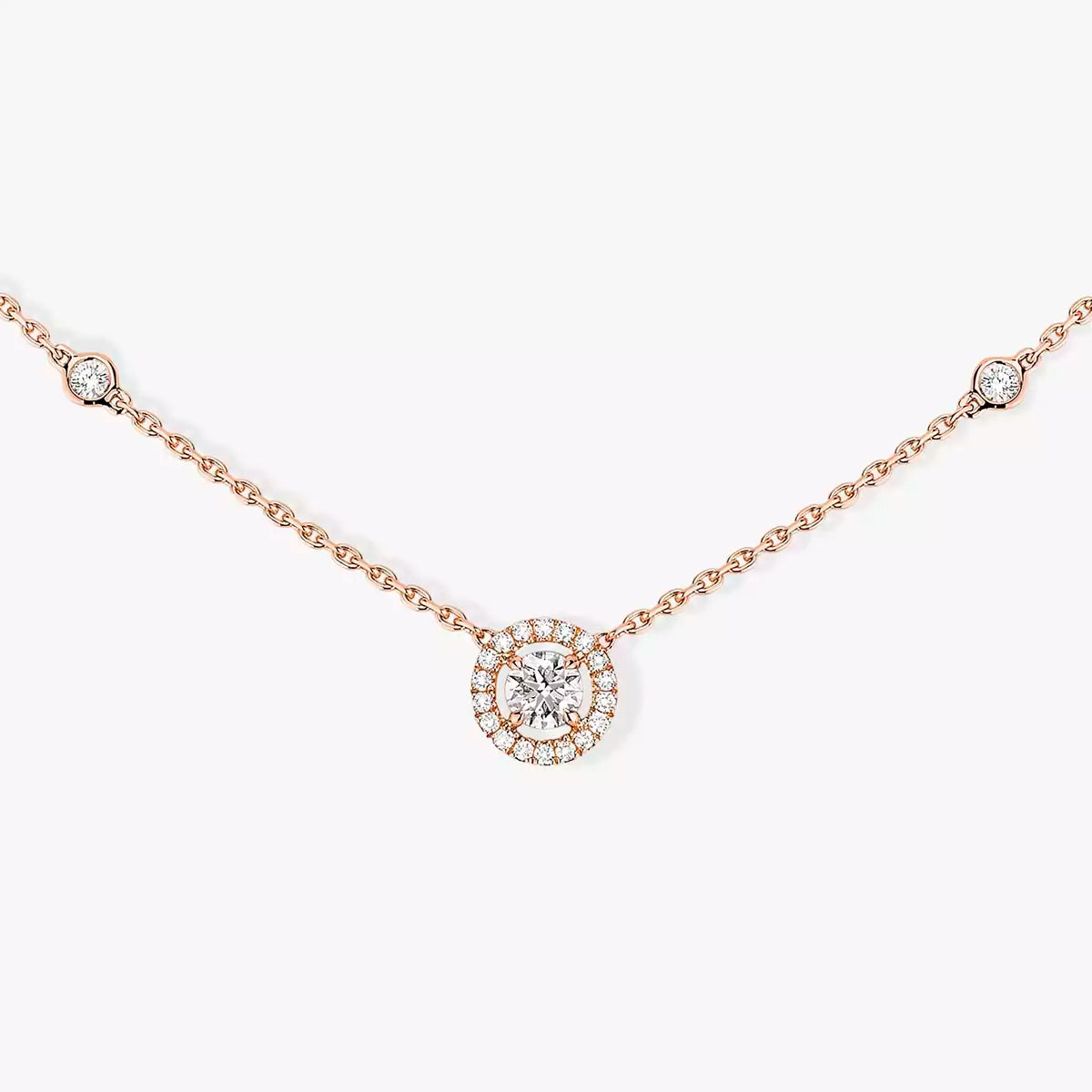 [MIRA] Diamond Necklace 0,20ct Brilliant Shape Joy
