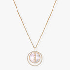 [MIRA]  MOVE MM NACRE BLANCHE DIAMOND NECKLACE