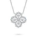 ??MIRA?¡¥LOOP NECKLACE FULL MOTIF DIAMOND 16MM MULTIPLE COLORS