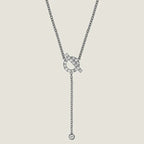 ??MIRA?¡¥FINESSE SILVER DIAMOND NECKLACE