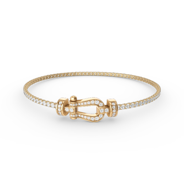 ??MIRA?¡¥FORCE  HORSESHOE  DIAMOND TENNIS BRACELET