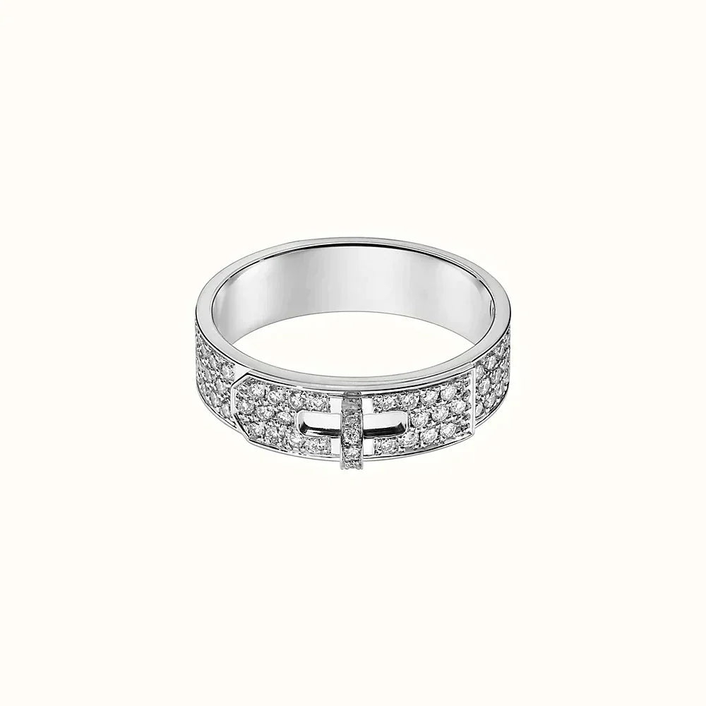 ??MIRA?¡¥KELLY SILVER DIAMOND RING