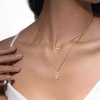 [MIRA] Move Uno Diamond Necklace