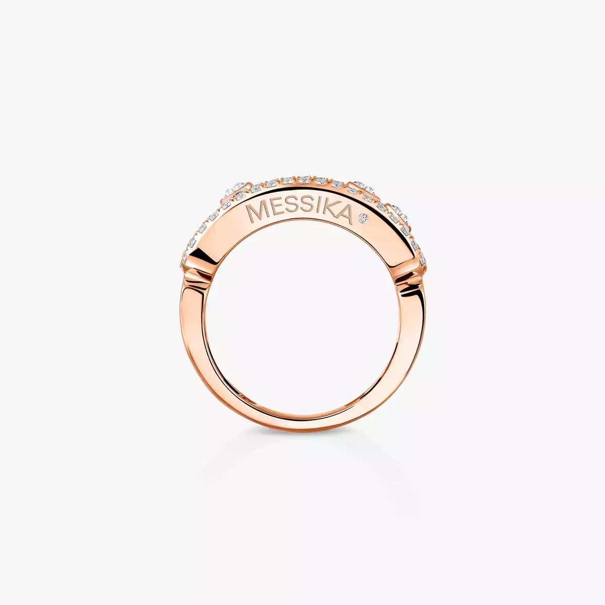 [MIRA]  Move Gold Diamond Pave_ Ring