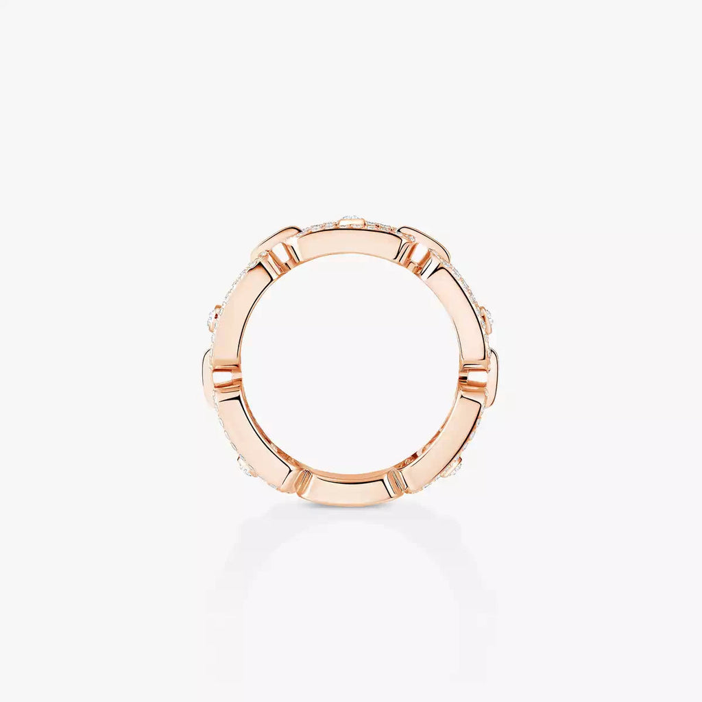 [MIRA] Move Link Pave_-Set Diamond Ring in Gold