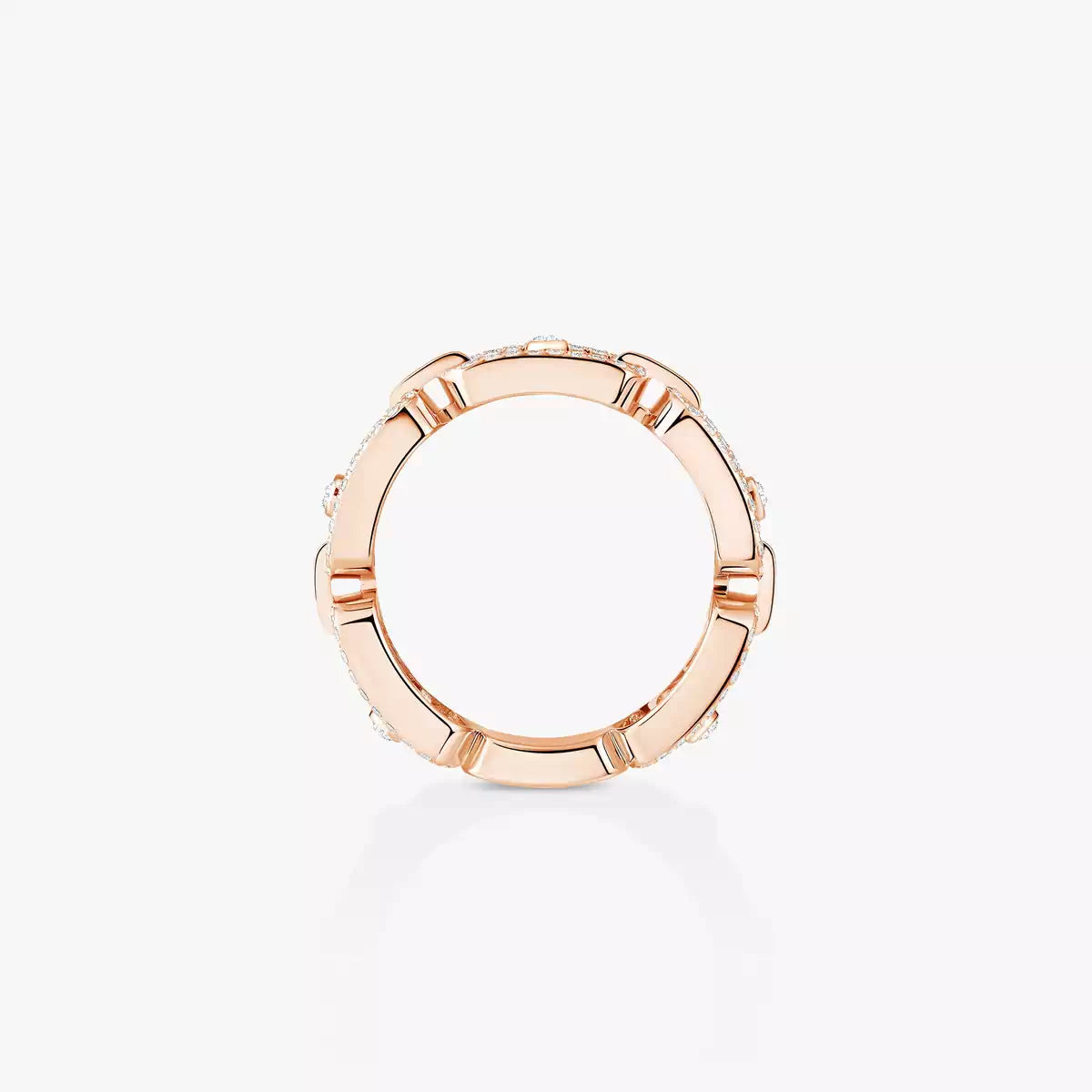 [MIRA] Move Link Pave_-Set Diamond Ring in Gold