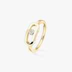[MIRA] Move Uno Diamond Ring in Gold