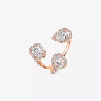 [[MIRA]  Diamond Ring 0,25ct My Twin Trilogy