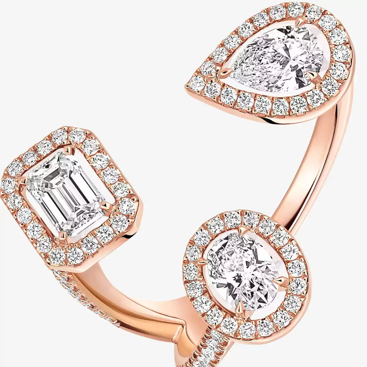 [[MIRA]  Diamond Ring 0,25ct My Twin Trilogy