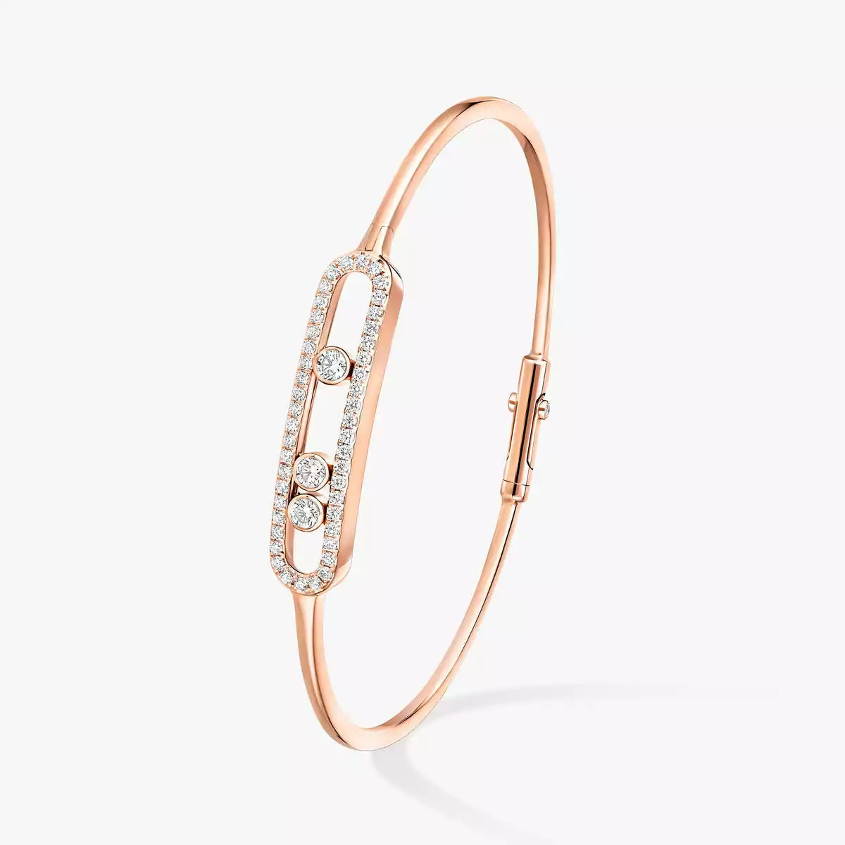 [MIRA]Move Pavé Diamond Bangle Bracelet M