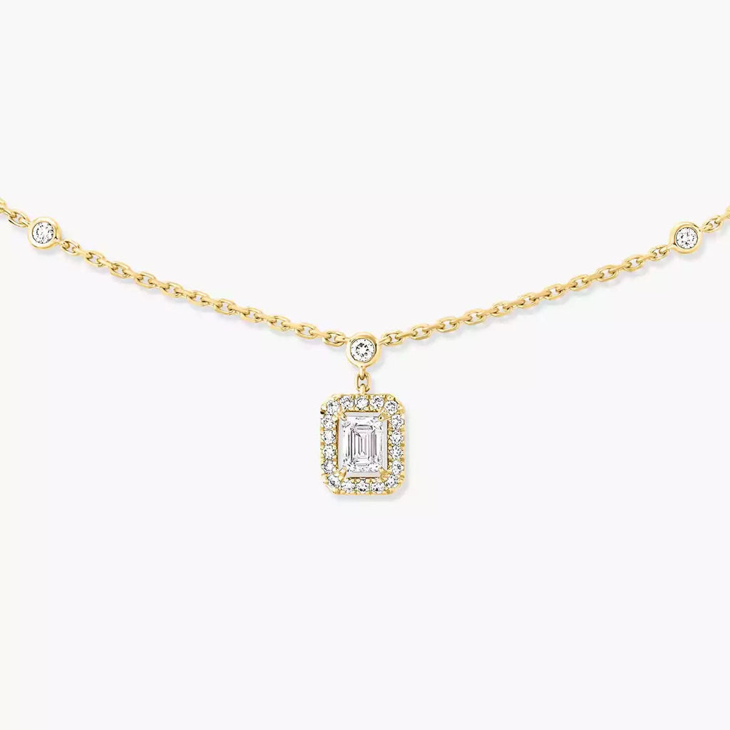 [MIRA] My Twin Diamond Necklace in Silver