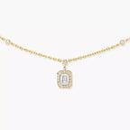 [MIRA] My Twin Diamond Necklace in Silver