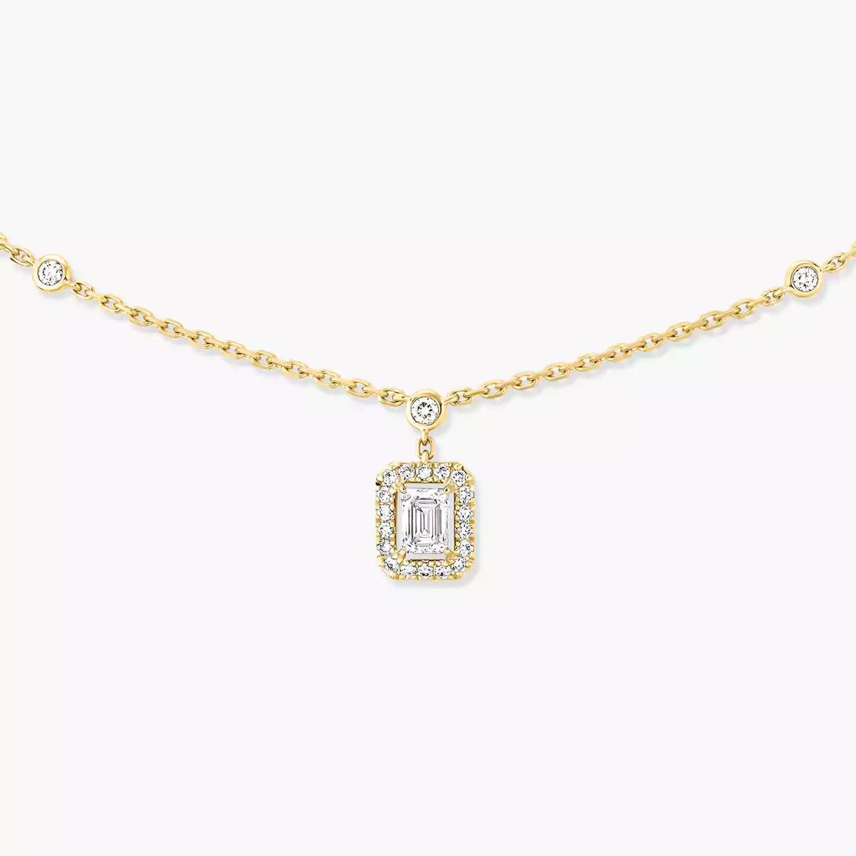 [MIRA] My Twin Diamond Necklace in Silver